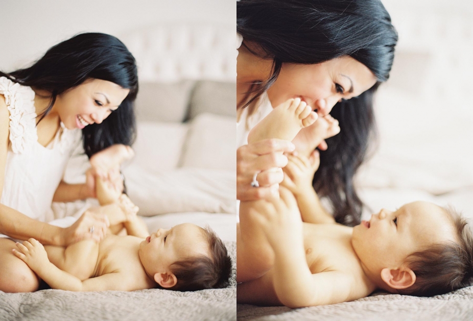 beautiful unique nursing mom baby toddler photo
