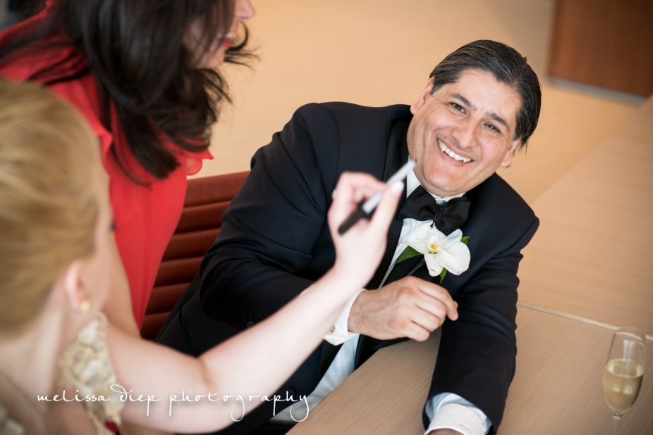 modern wing art institute wedding