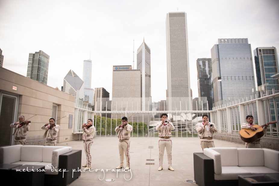 modern wing art institute wedding