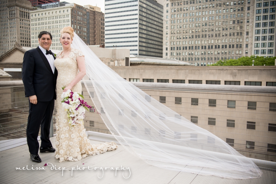 wedding at the modern wing art institute of chicago